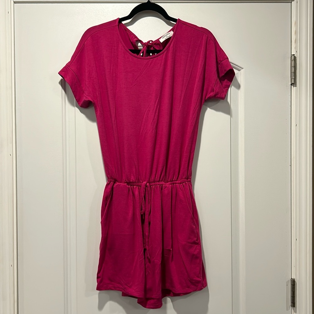 Zenana romper size small pink